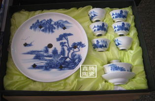 青花山水间，功夫茶韵长——居家礼品茶具的雅致之选
